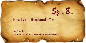 Szalai Bodomér névjegykártya
